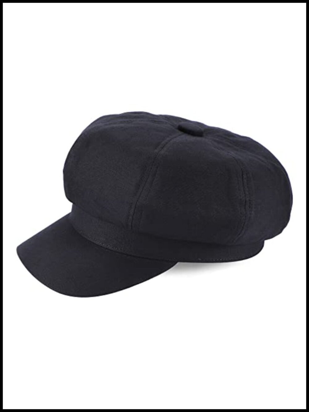 Cotton Newsboy Cabbie Beret Cap Adjustable Womens Hat